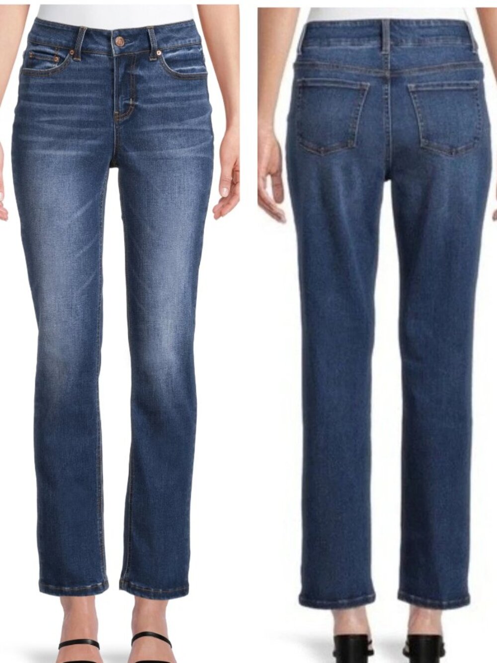 Time and Tru Straight Denim Jeans 16